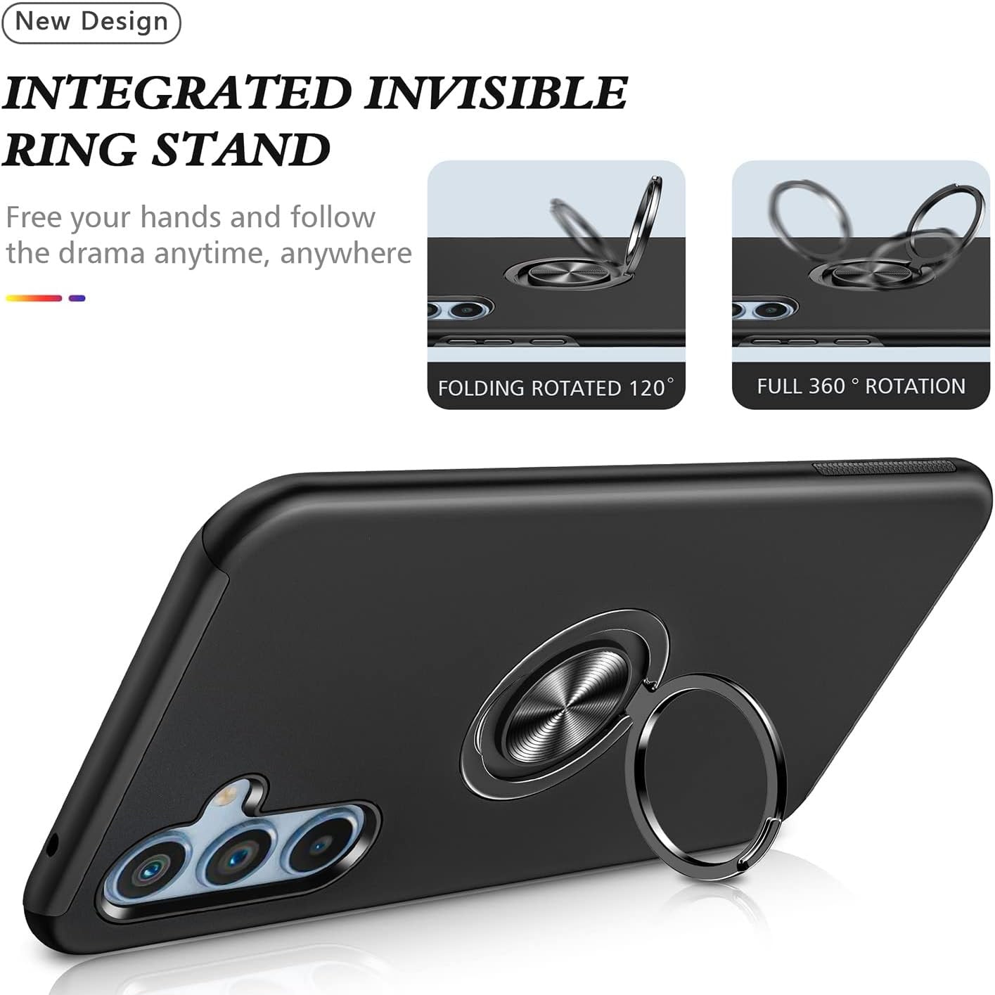 Coque hybride magnétique invisible pour Samsung Galaxy S24 FE Coque hybride magnétique invisible pour Samsung Galaxy S24 FE